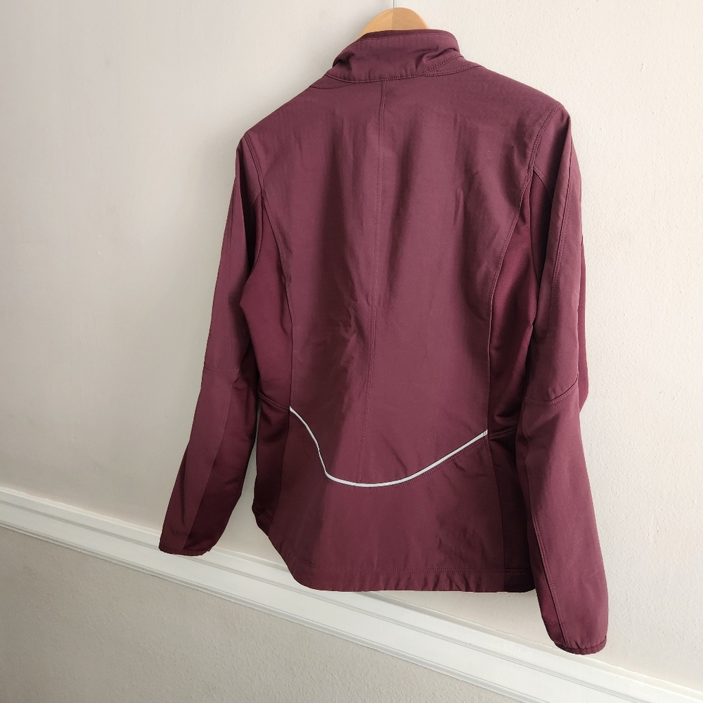 Nike Purple Utility Jacket Zip-Up Ribbed Design - Picture 5 of 7